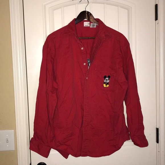 🦊mickey mouse button up - Picture 2 of 3